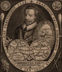 Porträt von Sir Francis Drake, 1641