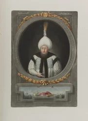 Porträt von Sultan Mustafa III, 1717-1774 (1815)