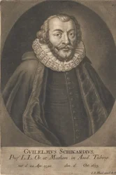 Porträt von Wilhelm Schickard 1592-1635