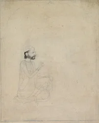Porträt eines sitzenden Mannes, um 1830-1850