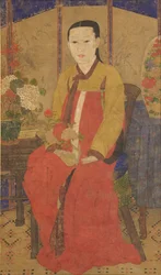 Porträt einer Frau, frühes 20. Jahrhundert, ca. 1920-40