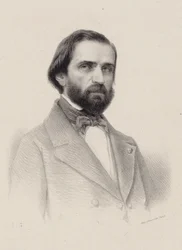 Porträt des Komponisten Giuseppe Verdi