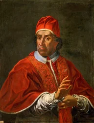 Porträt von Papst Clemens XI., nach 1700