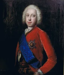 Porträt des Zaren Peter III. von Russland 1728-1762, zweite Hälfte des 18. Jahrhunderts