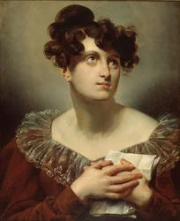 Porträt der Schauspielerin Mademoiselle Mars Anne Francoise Hyppolyte Boutet, Ende des 18. Jahrhunderts