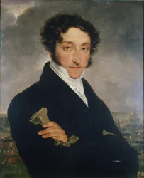 Porträt des Autors Charles Nodier 1780-1877, ca. 1830