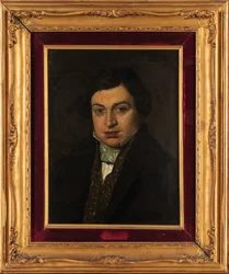 Porträt des Komponisten Gioachino Antonio Rossini 1792-1868