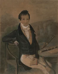 Porträt des Flötenspielers Jean-Louis Tulou, 1786-1865, ca. 1840