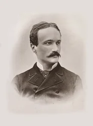 Porträt des Librettisten und Komponisten Arrigo Boito 1842-1918, 1884