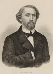 Porträt des Pianisten und Komponisten Julius Schulhoff 1825-1898, 1860