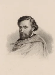 Porträt des Geigers und Komponisten Anton Wallerstein 1813-1892
