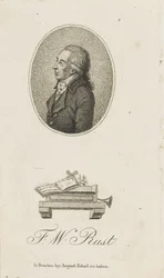 Porträt des Geigers und Komponisten Friedrich Wilhelm Rust 1739-1796, ca. 1800