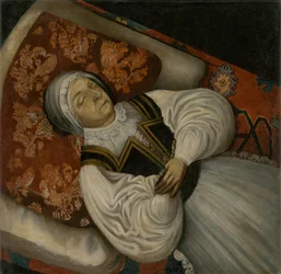 Posthumes Porträt von K. Horvath-Stansith, geb. Kiss