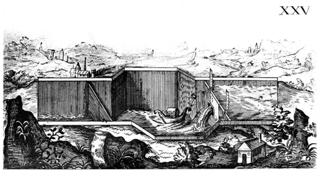 Schleuse, 1664