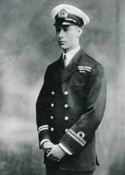 Prinz Albert in der Uniform eines Leutnants der Royal Navy, 1918