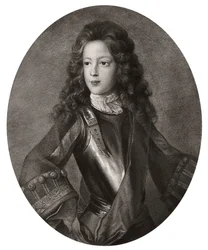 Prinz James Francis Edward Stuart, der alte Prätendent, ca. 1700 1906