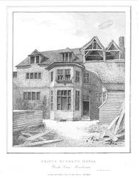 Haus von Prinz Rupert, Beech Lane, Barbican, 1800