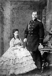 Prinzessin Dagmar von Dänemark und Großfürst Alexander Alexandrowitsch von Russland