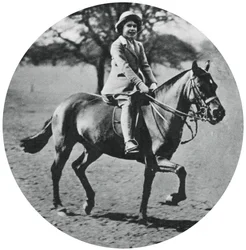 Prinzessin Elizabeth zu Pferd, Windsor Great Park, 1935, 1937