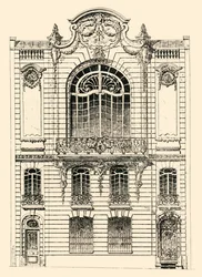 Privathaus in Paris, 1903