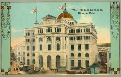Warenbörse, Havanna, Kuba, um 1910er