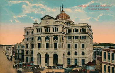 Warenbörse, Havanna, Kuba, um 1916