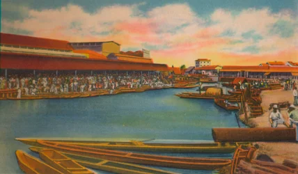 Öffentlicher Markt, Barranquilla, ca. 1940er Jahre