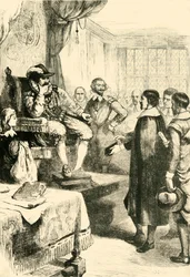 Puritaner vor James I.