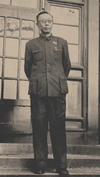 Puyi, der letzte Kaiser von China, in seinen späteren Jahren