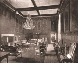 Zimmer von Königin Elisabeth in Penshurst Place, Kent, 1894