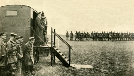 Königin Mary von Teck besucht Soldaten in Aldershot in Hampshire, Erster Weltkrieg, 1915, ca. 1920