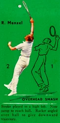 R. Menzel - Überkopf-Smash, um 1935
