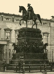 Rauchs Statue von Friedrich dem Großen, Berlin, 1890