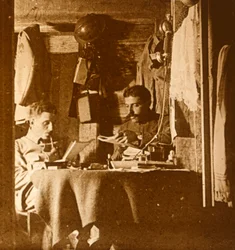 Lesen in den Schützengräben