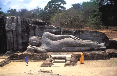 Liegender Buddha, Gal Vihare, Sri Lanka