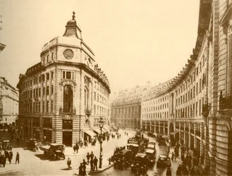 Regent Street wieder aufgebaut, um 1930