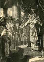 Rehabeam nimmt den Rat der jungen Männer an, 1890