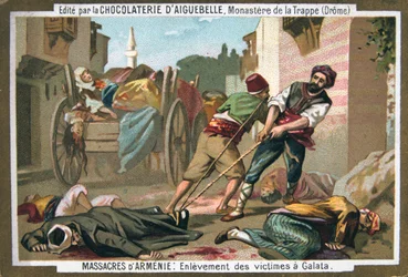 Entfernung der Opfer in Galata, 1895