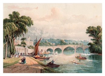 Richmond-Brücke, 1880