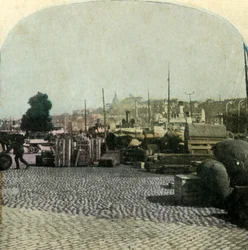 Riddarholmen Kai, Stockholm, Schweden, um 1900