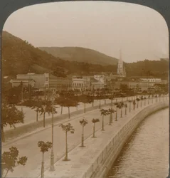 5-Meilen-Kai von Rio de Janeiro, um die größte landumschlossene Bucht der Welt