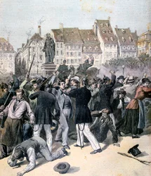 Unruhen auf dem Place Kléber, Straßburg