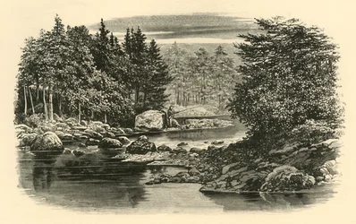 Flusslandschaft, Langdale, ca. 1890