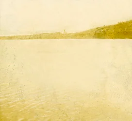 Fluss Yser zwischen den Linien