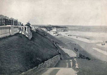 Roker - Der Strand, von der Terrasse, 1895
