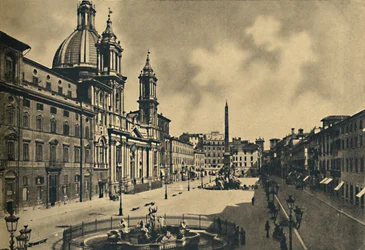 Roma - Circo Agonale - Kirche St. Agnes - Brunnen von Bernini