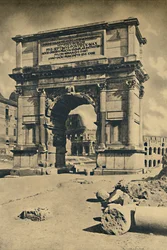 Roma - Römisches Forum - Titusbogen, 1910