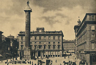 Rom - Platz und Säule des Marcus Aurelius