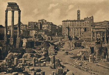 Rom - Das Forum Romanum und der Kapitolinische Hügel, 1910