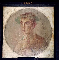 Römisches Porträt eines jungen Mannes aus Pompeji, 1. Jahrhundert